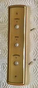 RCA Victor SHF9 Orthophonic High Fidelity Volume Tone Control Plate And Others - Picture 1 of 1