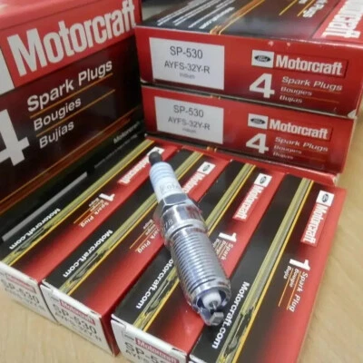 4Pcs SP530 AYFS32YR Spark Plugs Fits For Ford Escape Lincoln MKZ Fusion SP-530  - Image 1 of 4
