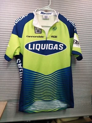 UCI PRO Team Liquigas 2007 Santini cycling jersey XL - Image 1 of 3