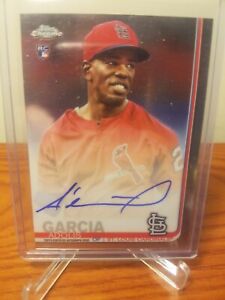 2019 Topps Chrome - Rookie Autographs #RA-AG Adolis Garcia (AU, RC)