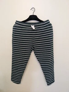 Unisex Adult Striped Stretch Comfort Lounge Pants Size 16 - Picture 1 of 4