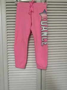 Justice Girls Pink Dance Sweatpants - Size 5 - VGUC - Picture 1 of 7
