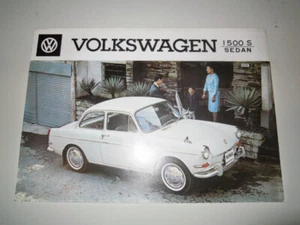 VOLKSWAGEN 1500 SEDAN Brochure Yanase - Picture 1 of 1