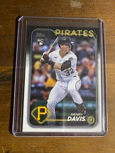 2024 Topps Series 1 Henry Davis RC Pittsburgh Pirates - Picture 1 of 2