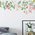 Elegant Flower Foliage Leaves Plant Wall Sticker Vinyl Decal for Nursery Decor
