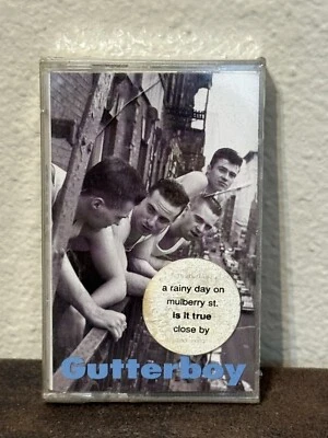 Rare! Gutterboy, Self Titled SEALED Cassette, 1990 Geffen D5G24282 Hype Sticker - Image 1 of 4