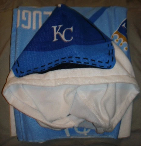 MLB Kansas City Royals Slugger Baby Blue Kids Hooded Towel Kloanz SGA 8/14/2022 Cover