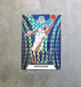 2024-25 Panini Mosaic - Elevate Zion Williamson #2 Green Mosaic Prizm - Picture 1 of 2