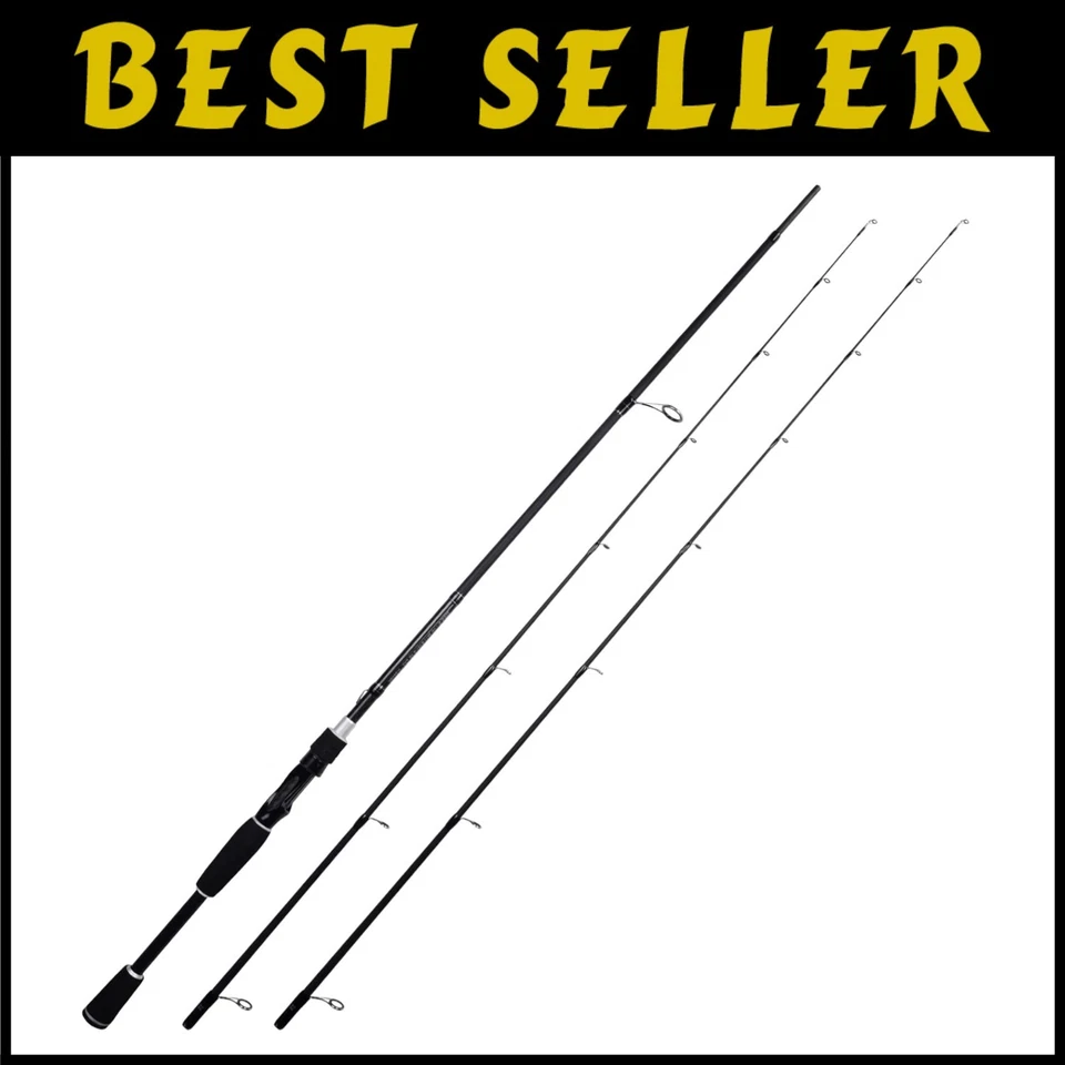 Lightweight 7'0" Carbon Fiber Spin Rod - 2 Pcs + Extra Tip - Image 1 of 4