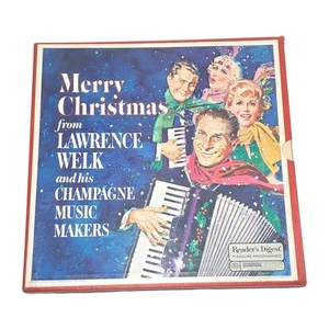 Merry Christmas Lawrence Welk & His Champagne Music Makers Vinyl 4-LP Record Set - Picture 1 of 8