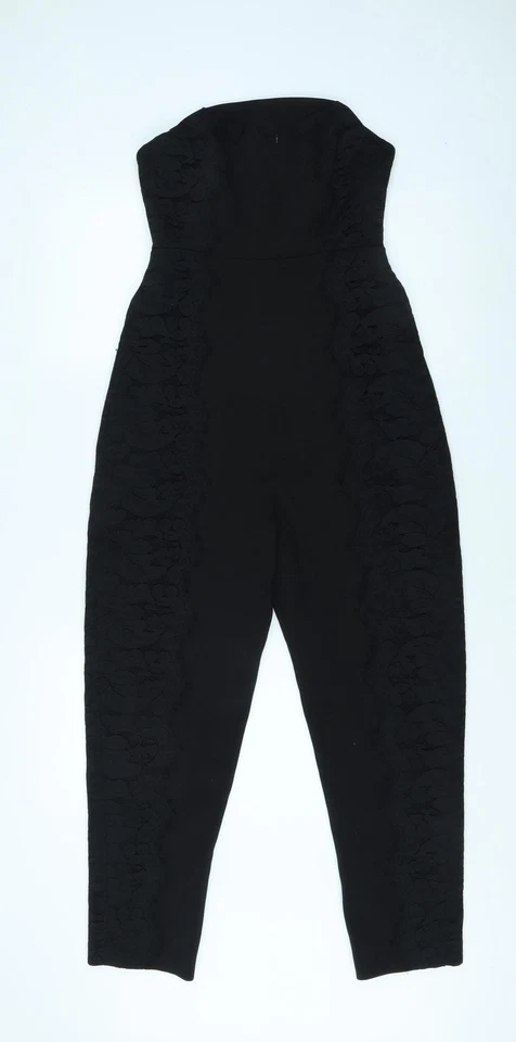 Mono de encaje negro para mujer Whistles talla 8 Foto 1 de 4