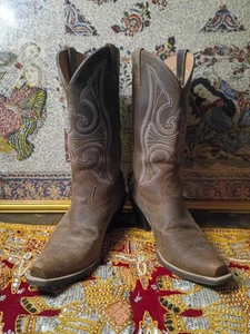 Ariat Boots Women's Size 10 B Leather Cowgirl Western Purple Style (10011953) - Picture 1 of 13