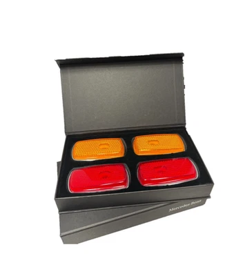 MERCEDES W108 W109 W111 W112 W113 W114 W115 SIDE MARKER LIGHT 4 PCS SET - Image 1 of 4