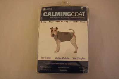 AKC Anti-Anxiety calming coat for dogs NIP gray XL 60-100 pounds - Image 1 of 3