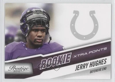 2010 Playoff Prestige Rookie Xtra Points Purple /50 Jerry Hughes #254 Rookie RC - Image 1 of 2