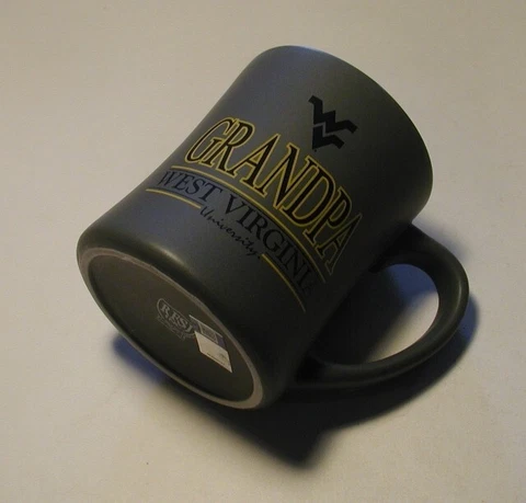 WVU West Virginia University Mountaineers Grandpa 16 oz Large Ceramic Coffee Mug Cover