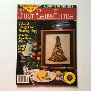 Just Cross Stitch Magazine Back Issue October 1992 Thanksgiving - Picture 1 of 2