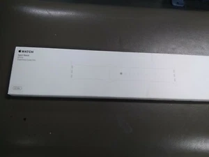 42mm Offizielles Sportarmband für Apple Watch - Weiß - Edelstahl Pin MJ4M2ZM/A - Bild 1 von 4