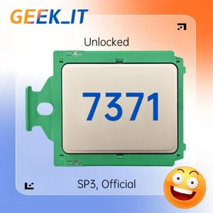 ✅(Unlocked) AMD EPYC 7371 3.1GHz 16C / 32T 64MB 200W SP3 CPU - Foto 1 di 1