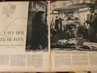 Leave Her to Heaven, Gene Tierney, Cornel Wilde, Three Page Vintage Clipping