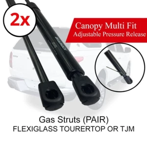 CANOPY GAS STRUTS For FLEXIGLASS TOURERTOP OR TJM - 400mm 100NF (2 x New) - Bild 1 von 7
