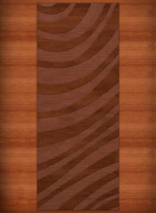 Red Waves Swirls Stripes Lines Transitional Area Rug Abstract DV12 - Picture 1 of 35