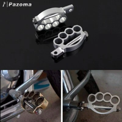 Motorcycle Footpegs Rest Male-Mount Foot Peg Padals For Harley Sportster Dyna - Image 1 of 4