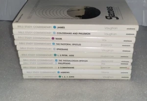 11 x Lot Vintage Bible STUDY COMMENTARY Lamplighter Book  Soft Cover Religion - Picture 1 of 6