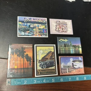 USA Landmark Magnet Las Vegas Yellowstone Four Corners Colorado Chicago Roswell - Picture 1 of 14