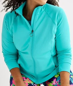 TEK GEAR ADAPTIVE ULTRASTRETCH PERFORMANCE JACKET FULL ZIP WMNS PLUS 2X **NIP!** - Picture 1 of 10