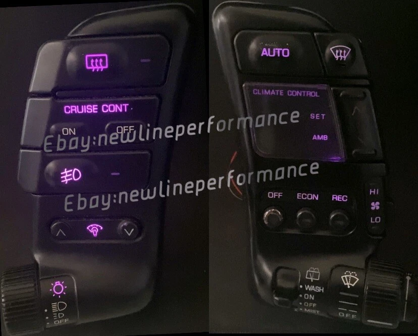 Pink Headlight/Climate Pod LED Bulb kit For Nissan 300zx Z32 Turbo NA 1990-1996 - Image 1 of 1