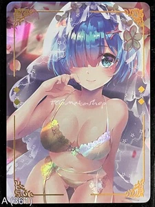 🔥 Carta Waifu Anime A 361 Rem Re:Zero Goddess Story ACG 🔥 - Foto 1 di 1