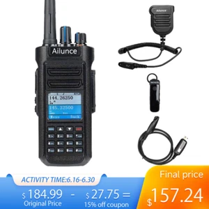 Ailunce HD2 DMR Digital Handheld 500K Contacts Waterproof Two Way Radio+Mic+USB - Zdjęcie 1 z 14