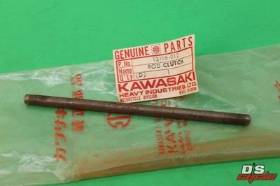 NOS KAWASAKI 1970-1975 LONG CLUTCH ROD F5 F8 F9 13116-012 - Image 1 of 4