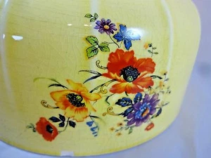 Antique Limoges Golden Glow Cake or Cheese Serving Plate Bowl Yellow Floral Gold - Picture 1 of 11