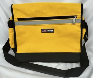 Jeep Travel Equipment Authentic Shoulder Messenger Tote Bag Laptop Travel Bag - Picture 1 of 9