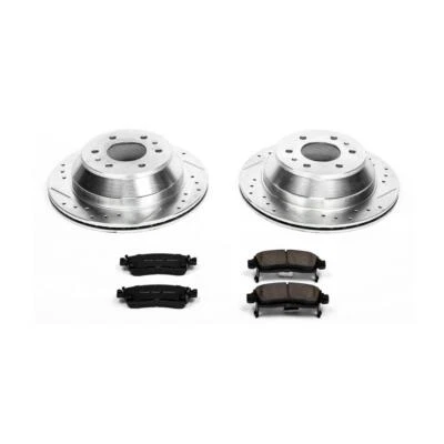 PowerStop Disc Brake Kit - Rear - Fits Buick Rainier 2004-2007, Chevrolet SSR 20 — 第 1/4 张图片