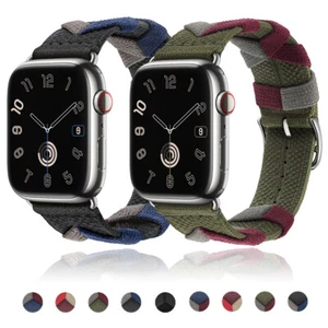 Single Tour Nylon Band Strap for Apple Watch 10 9 8 7 6 SE Ultra 2 42/45/46/49mm - Picture 1 of 13
