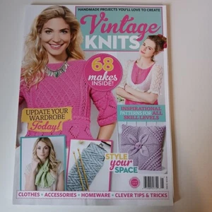 Vintage Knits Knitting Patterns Cottagecore Boho Balletcore Styles UK Printed - Imagen 1 de 19