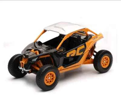 New Ray Can-Am Maverick X3 X RC Turbo UTV Diecast Model Orange/Black 1:18 Scale - Image 1 of 2