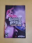 Playstation 2 PS2 Instruction Manual Guitar Hero 3 Legends Of Rock