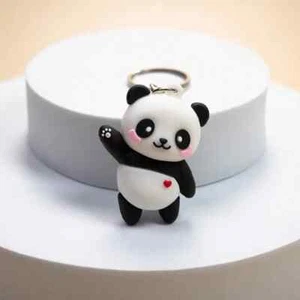 Portachiavi Simpatico Panda Cartoon, Portachiavi Creativo Carino, Piccolo Regalo - Imagen 1 de 4