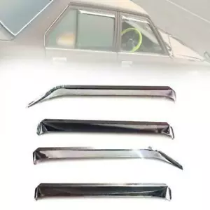 Para visera de lluvia protector meteorológico cromado se adapta a Toyota Corolla KE70 E70 DX GL 79-83 - Imagen 1 de 5