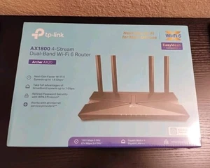 TP-Link AX1800 4-Stream Dual Band Wifi 6 Router Archer AX1800 - Picture 1 of 11