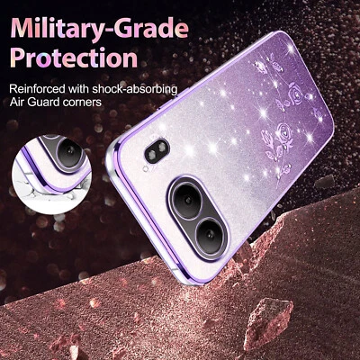 For OnePlus Nord 4, Shockproof Bling Fashion Glitter Soft Clear Case Cover - Image 1 of 4