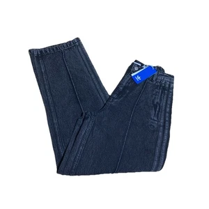 Adidas Originals Größe 28" Premium Essentials SCHWARZ Denim gerades Bein Hose $ 110 - Bild 1 von 8