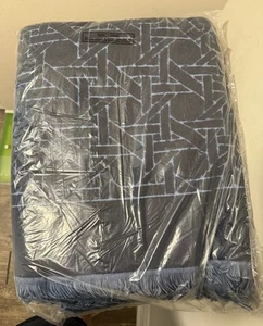 TORY BURCH  BASKETWEAVE BEACH TOWEL SIZE 70”x 40” - Picture 1 of 3