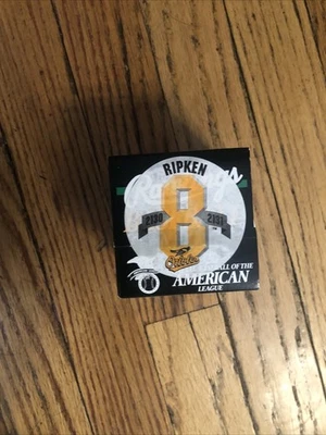 CAL RIPKEN 2131 #8 STICKER OFFICIAL AMERICAN LEAGUE RAWLINGS BASEBALL - Image 1 of 4