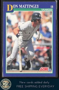 Don Mattingly 1991 Score #23 New York Yankees - Bild 1 von 2