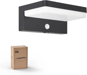 Solar Motion Sensor Outdoor Wall Light, 3 Lighting Modes, 5000K IP54 Waterproof, - Picture 1 of 8